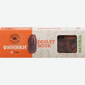 Финики сушеные DELIGHT SEASON с косточкой Деглет-Нур стандартные, Тунис, 500 г