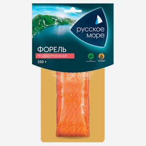 Форель подкопченная «Русское море» филе-кусок, 150 г