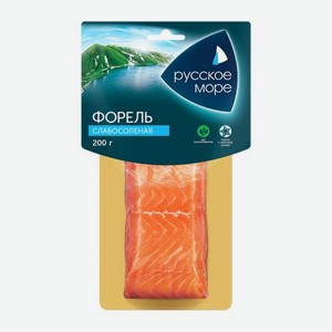 Форель Русское море Радужная слабосоленая филе-кусок 200г 200 г