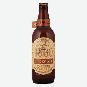 Газированная вода Ферментированный лимонад RIDE Имбирный 0.5л