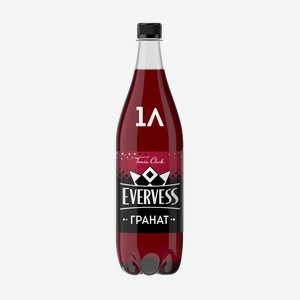 Газированный напиток Evervess Гранат, 1 л