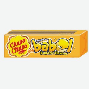 Жевательная резинка Chupa-Chups big babol со вкусом Банана, 21г