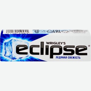 Жевательная резинка ECLIPSE Ледяная Свежесть с ароматом ментола и мяты драже, Россия, 13,6 г