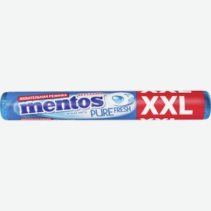Жевательная резинка Mentos Pure fresh XXL со вкусом мяты, 23.3 г