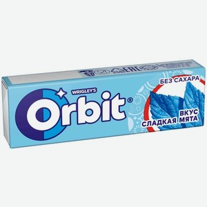 Жевательная резинка Orbit сладкая мята, 13 г