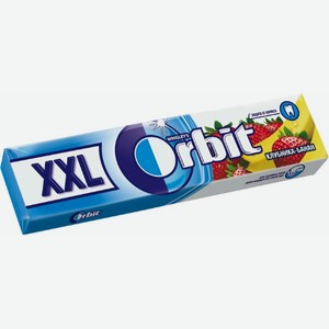Жевательная резинка ORBIT XXL 20,4г Клубника/банан