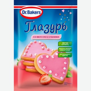 Глазурь Dr. Bakers со вкусом клубники 90г