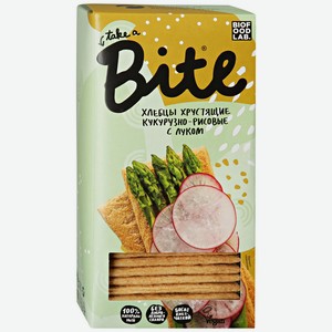 Хлебцы Take a Bite кукурузно-рисовые с луком без глютена, 150 г