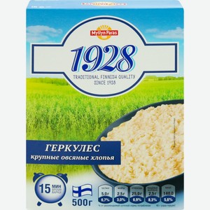 Хлопья MYLLYN PARAS Геркулес крупные овсяные, Россия, 500 г