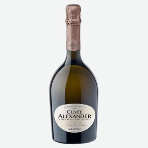 Игристое вино Aristov Cuvee Alexander Blanc de Blancs Extra Brut Россия, 0,75 л