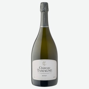 Игристое вино Chateau Tamagne белое брют Россия, 1,5 л