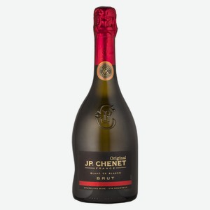 Игристое вино J.P. Chenet Blanc de Blancs Brut белое брют Франция, 0,75 л