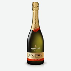 Игристое вино «Крымский Винный Завод» Крымское белое полусладкое Россия, 0,75 л