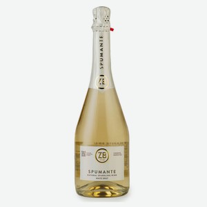 Игристое вино ZB WINE Spumante белое брют Россия, 0,75 л