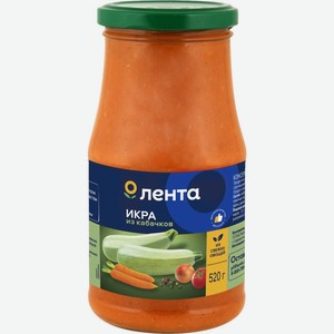Икра ЛЕНТА кабачковая, Россия, 520 г