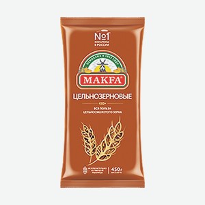 Изд.мак. Makfa 450г Спирали Цельнозернов