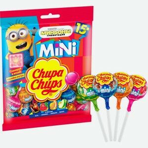 Карамель Chupa Chups Mini ассорти вкусов 90г