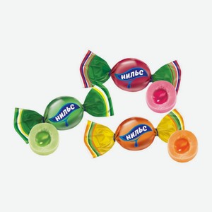 Карамель с фруктовым вкусом Нильс 300 г