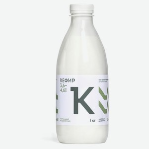 Кефир «Братья Чебурашкины» фермерский 3,6-4,6% БЗМЖ, 1 л