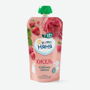 Кисель ФрутоНяня из ягод клубники и малины 130 г