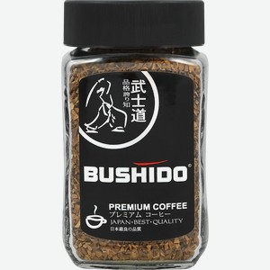 Кофе растворимый BUSHIDO Black Katana сублимированный, ст/б, 100г