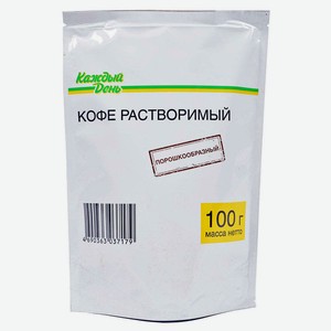 Кофе растворимый «Каждый День» порошкообразный, 100 г