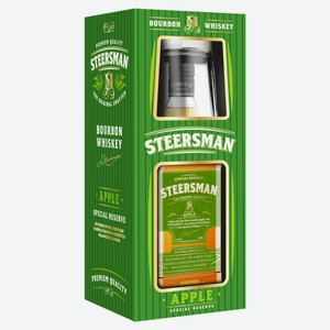 Коктейль Steersman Висковый напиток Apple Россия, 0,7 л