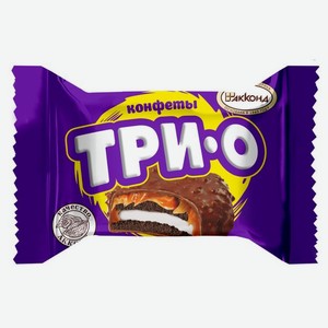 Конфеты Акконд Три-о с печеньем и карамелью, весовые