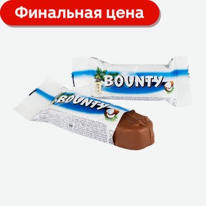 Конфеты Bounty шоколадные с мякотью кокоса 250 г