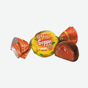 Конфеты «Нямберри» со вкусом абрикоса и манго, респ.Татарстан, «Махеев», 1 кг