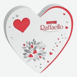 Конфеты RAFFAELLO Сердце с цельным миндальным орехом в кокосовой обсыпке, 120 г