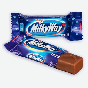 Конфеты шоколадные Milky Way minis с нежным суфле, вес цена за 100 г