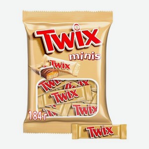 Конфеты шоколадные Twix Minis 184г 184 г