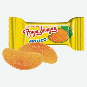 Конфеты «Славянка» Фрутландия желейные со вкусом манго, вес цена за 100 г