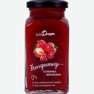 Конфитюр SLIMDREAM Клубничный-земляничный б/сах, Россия, 300 г