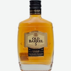 Коньяк Fathers Old Barrel 5-летний российский 40%, 250мл
