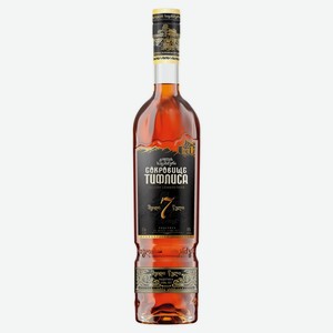 Коньяк грузинский Сокровище Тифлиса 7-летний 0,5 л