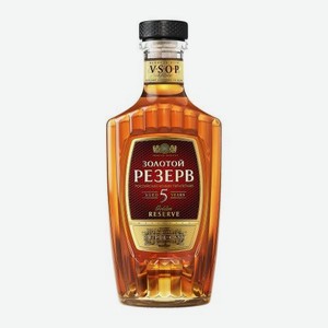 Коньяк Золотой резерв 5 лет 42% 500мл 500 г