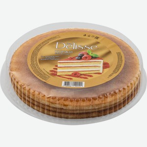 Коржи бисквитные DELISSE светлые, 400г