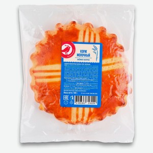 Корж песочный молочный сдобный АШАН Красная птица, 100 г
