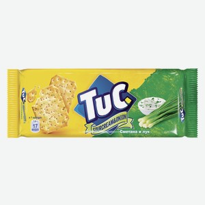 Крекер TUC со сметаной и луком; Original с солью 100гр