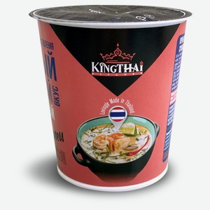 Крем-суп быстрого приготовления Kingthai Kitchen Сливочный Том Ям, 35 г