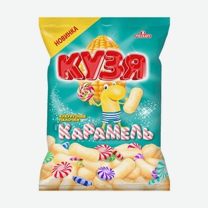 Кукурузные палочки Кузя Лакомкин со вкусом Карамель 100г