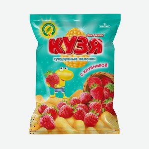 Кукурузные палочки Кузя Лакомкин со вкусом клубники, 100г