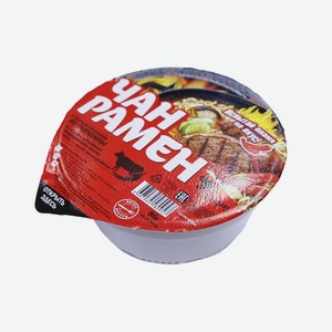 Лапша Доширак Чан Рамён со вкусом острой говядины быстрого приготовления, 86г