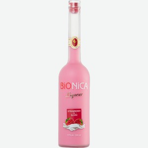 Ликер Bionica Strawberry&Slivki 17% 500мл