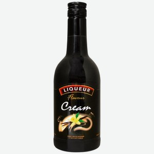 Ликер CREAM LIQUOR Со вкусом сливок эмульсионный алк.15%, Россия, 0.5 L