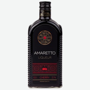 Ликёр Delicato Амаретто Вишня десертный 22%, 500мл