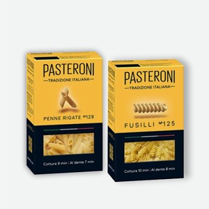 Макароны PASTERONI в ассортименте 400-450г