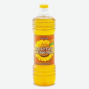 Масло подсолнечное Золотая Семечка нерафинированное 1л